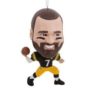 NFL Pittsburgh Steelers BEN ROETHLISBERGER Bouncing Buddy Hallmark Ornament